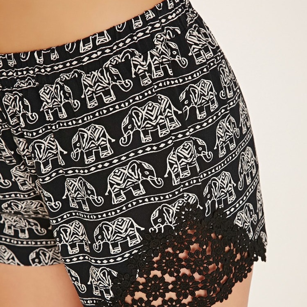 Cute soft elephant shorts